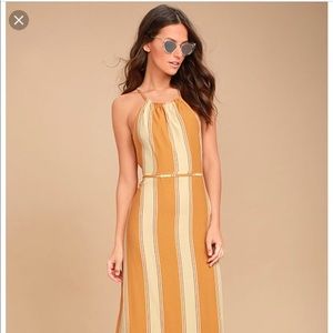 Faithful the brand open back dress.